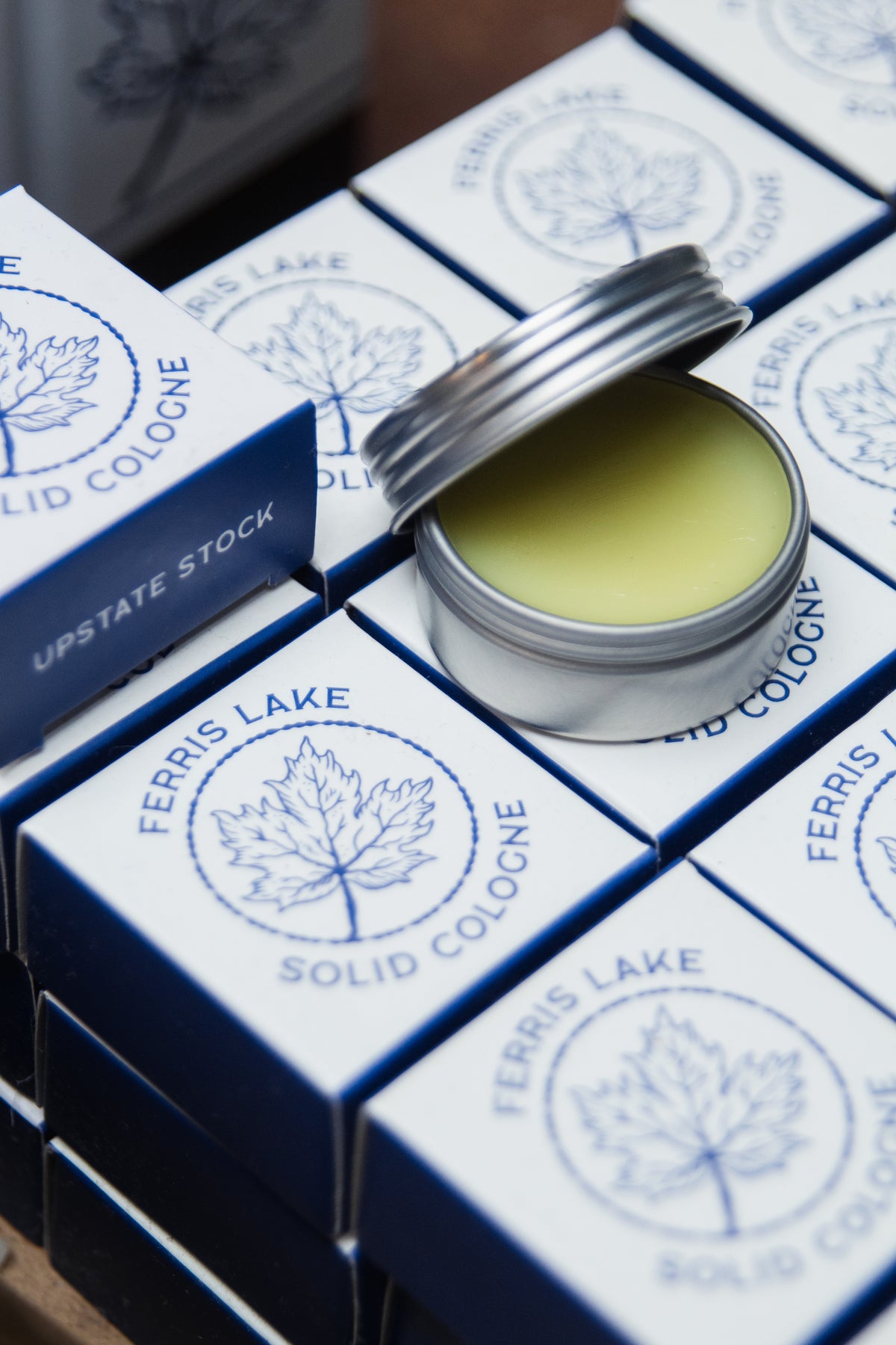 Albany Black Spruce Solid Cologne Pocket Refresher