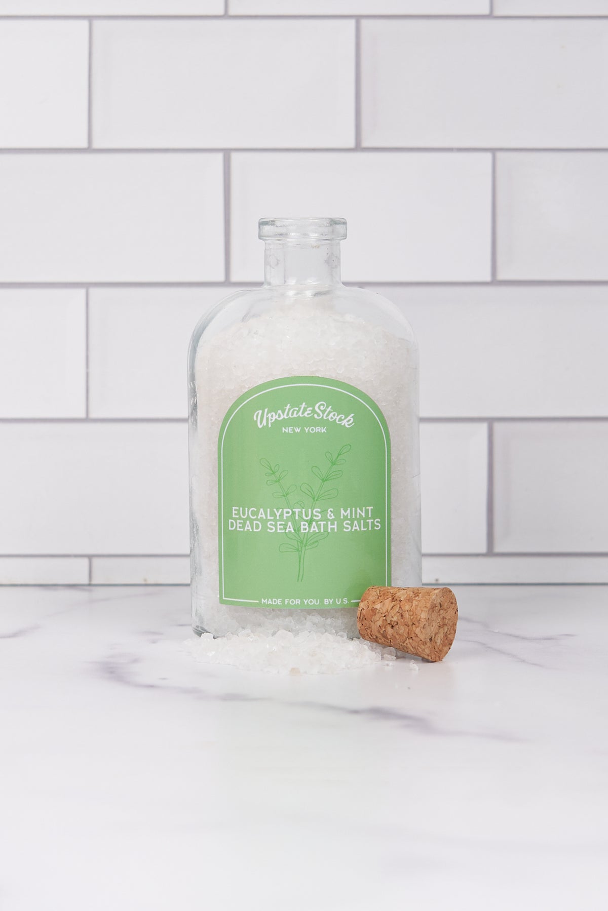 Eucalyptus & Mint Dead Sea and Epsom Bath Salts Mix - 10oz & 16oz