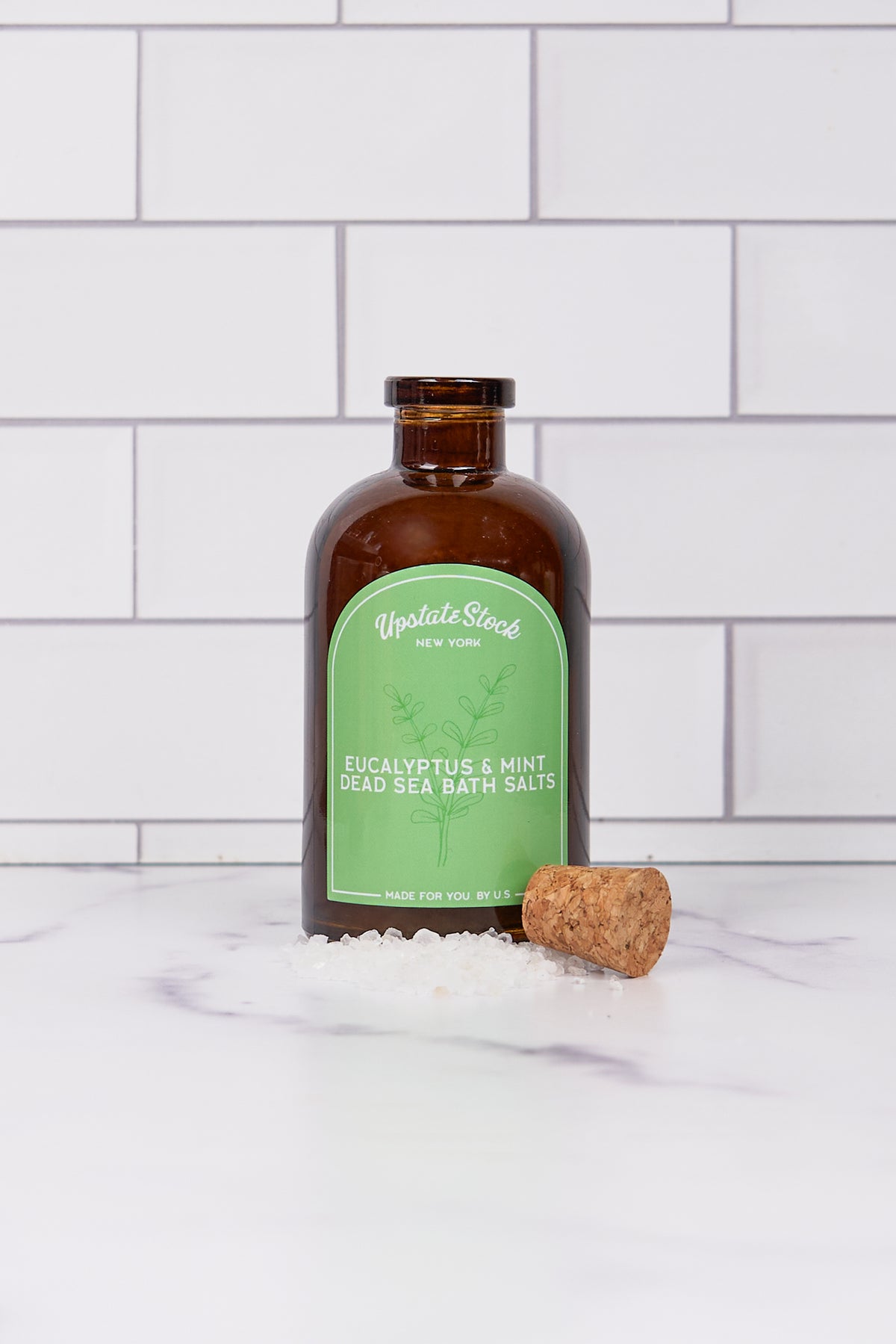 Eucalyptus & Mint Dead Sea and Epsom Bath Salts Mix - 10oz & 16oz