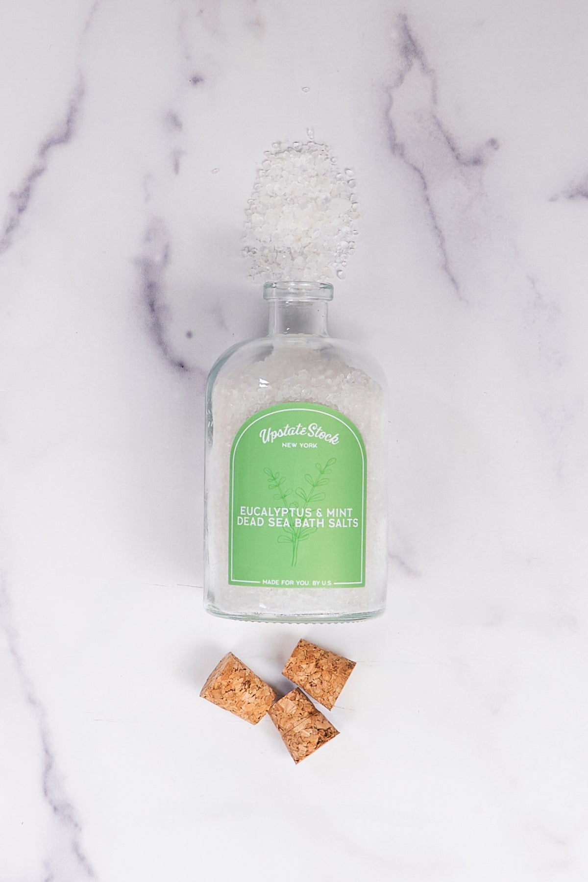 Eucalyptus & Mint Dead Sea and Epsom Bath Salts Mix - 10oz & 16oz