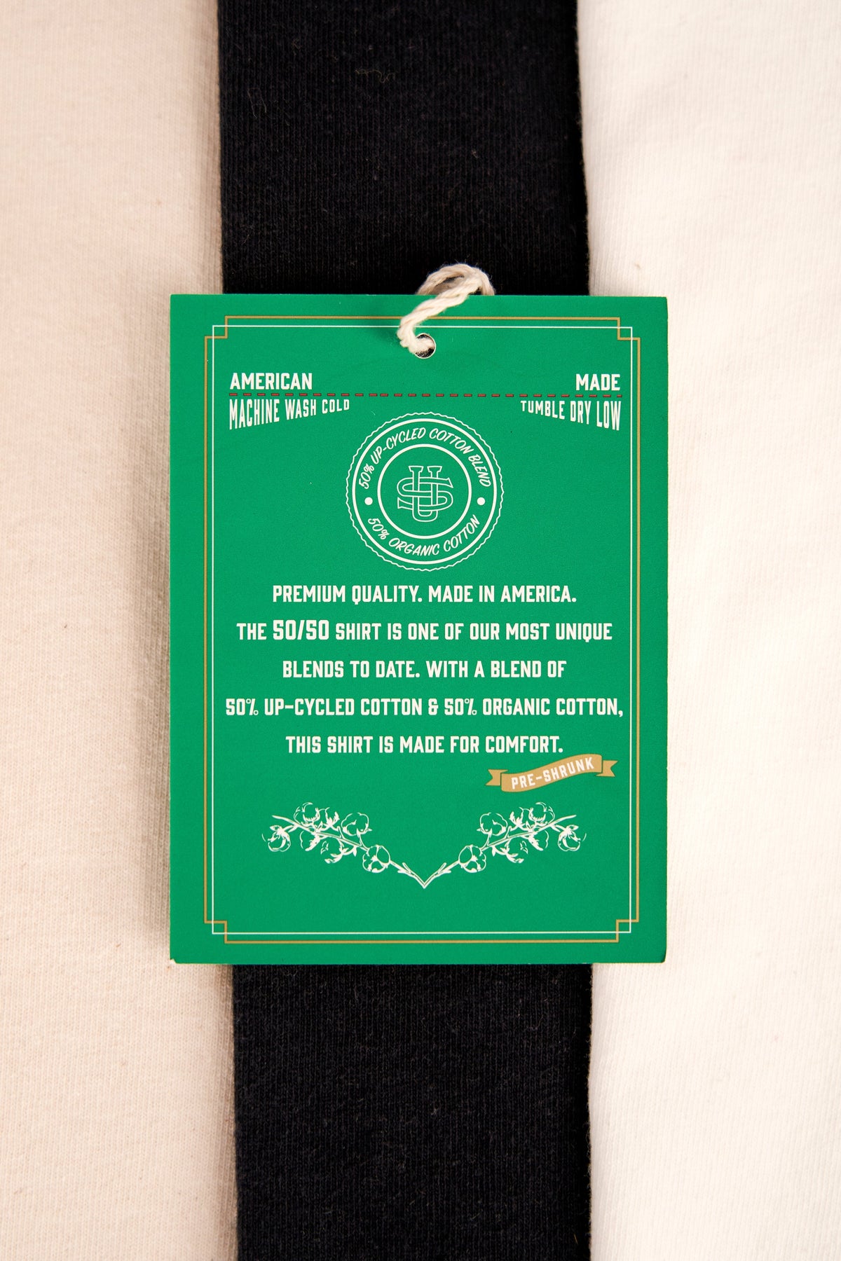 The 50/50 Shirt - POCKET TEE - Natural Scour