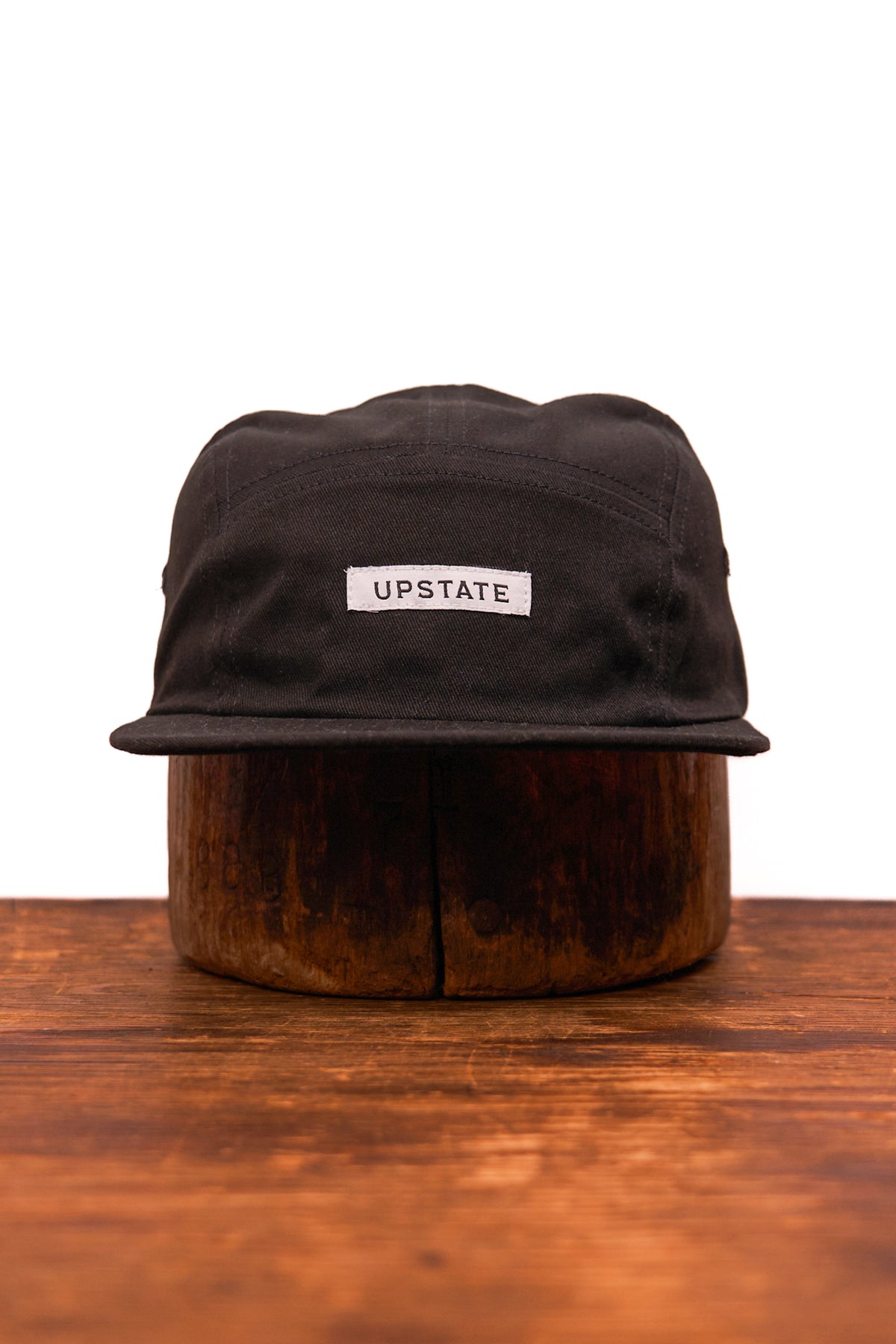 5-Panel Camper Hat - ACORN SIDE LOGO - BLACK