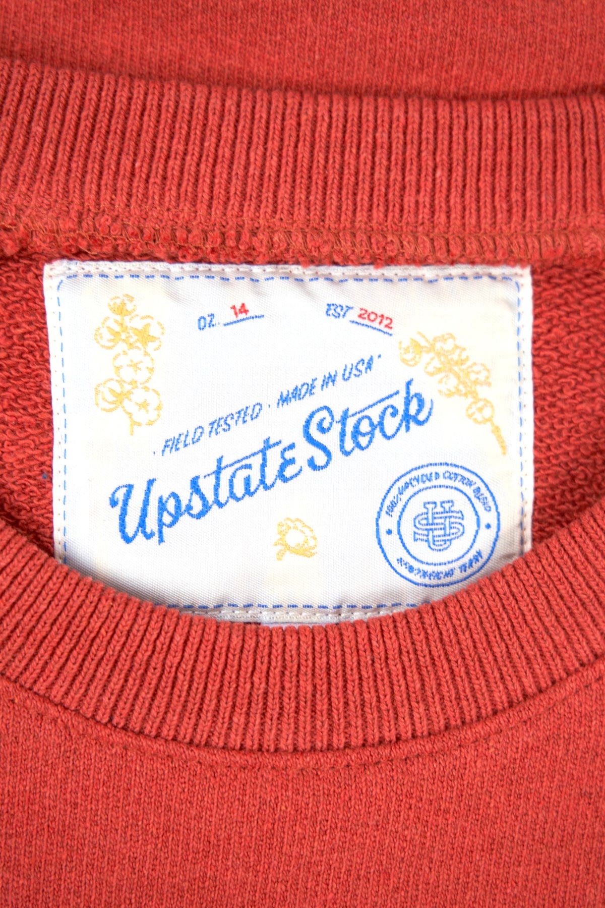 Amagansett Beach Upcycled Terry Cotton Sweater - Ladybug