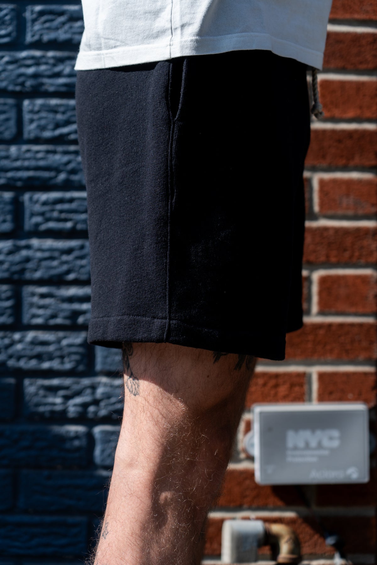 The Standard Short Upcycled Cotton Terry  - Yellow Thistle