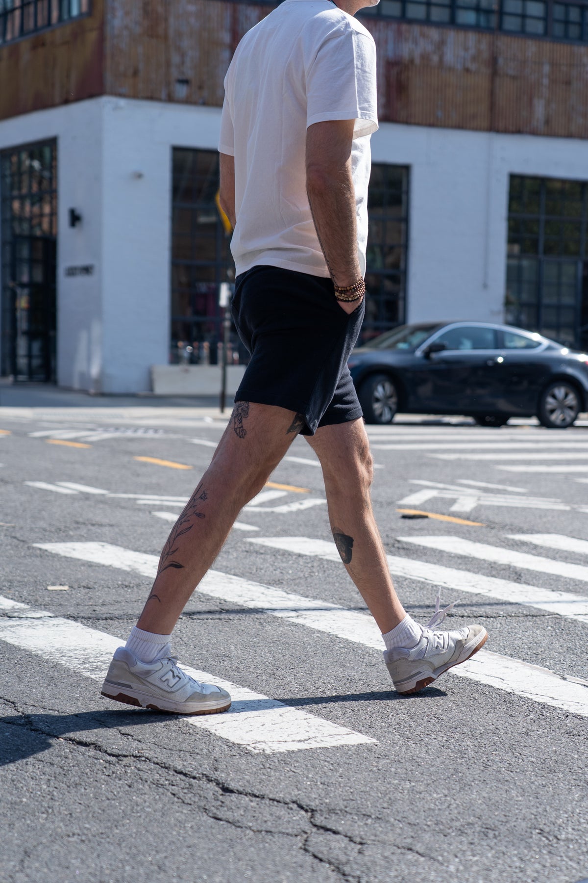 The Standard Short Upcycled Cotton Terry  - Yellow Thistle