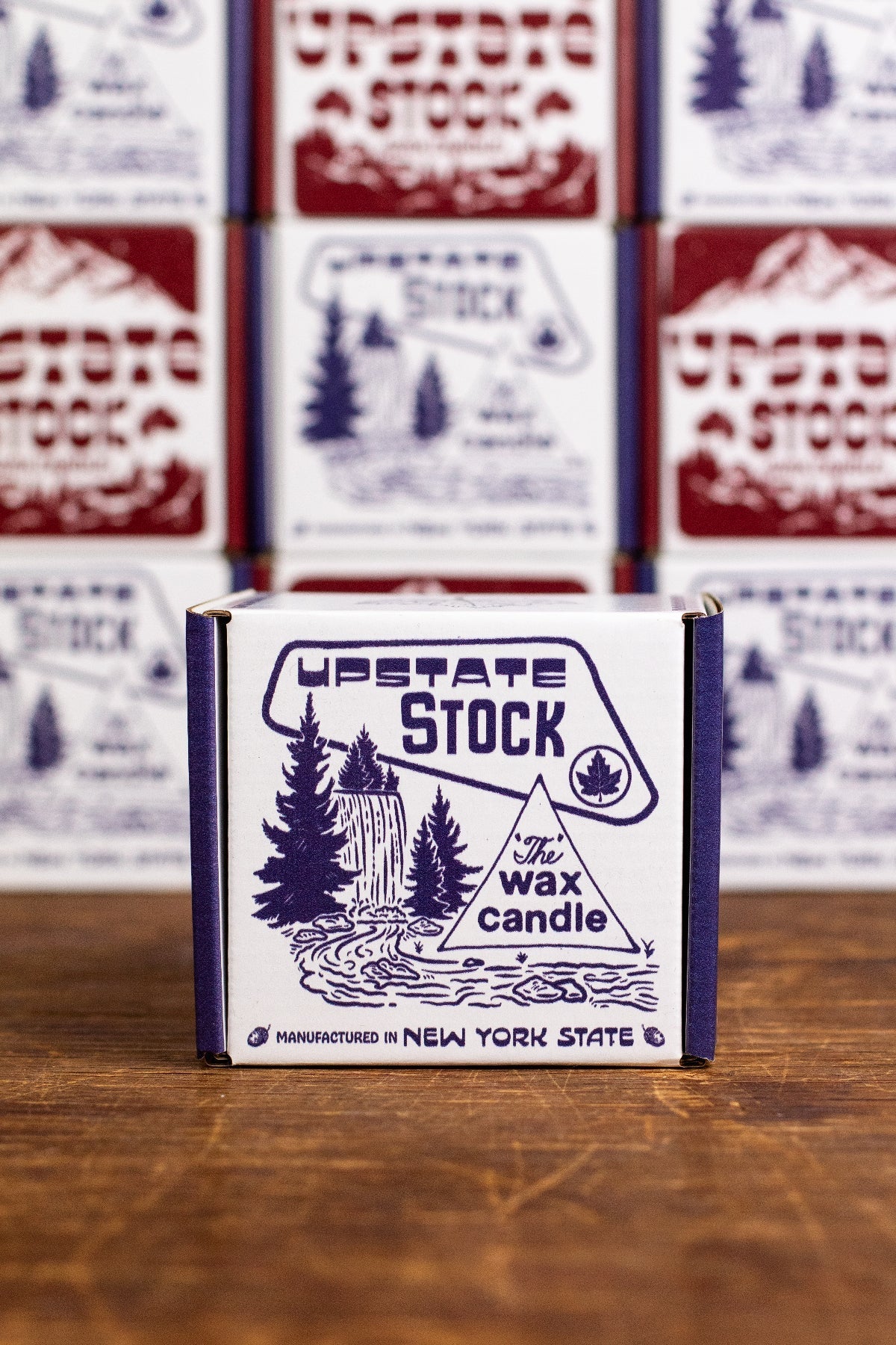 The Woods of Onondaga County - NY Made Coconut Wax Candle - Clear