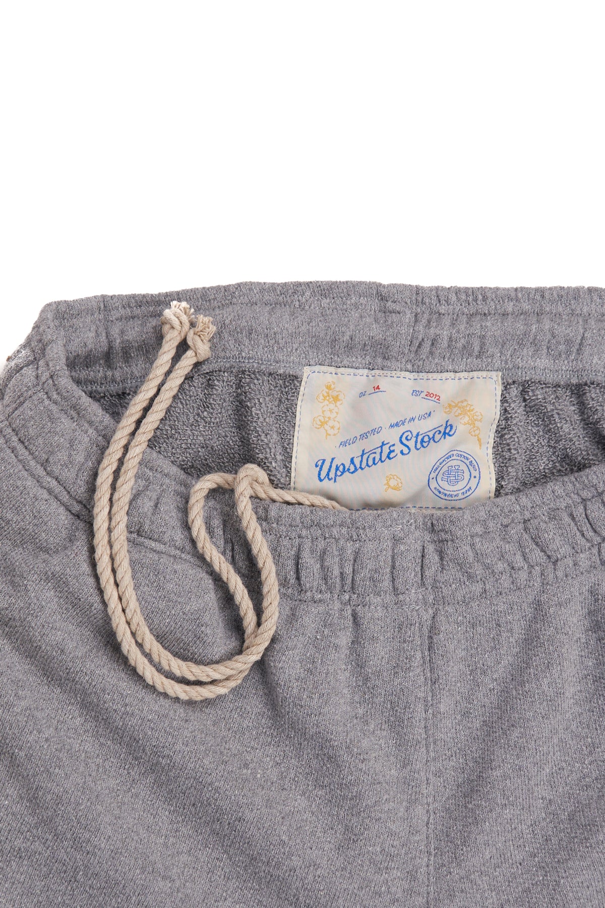 The Standard Short Upcycled Cotton Terry  - Creek Pebble Grey