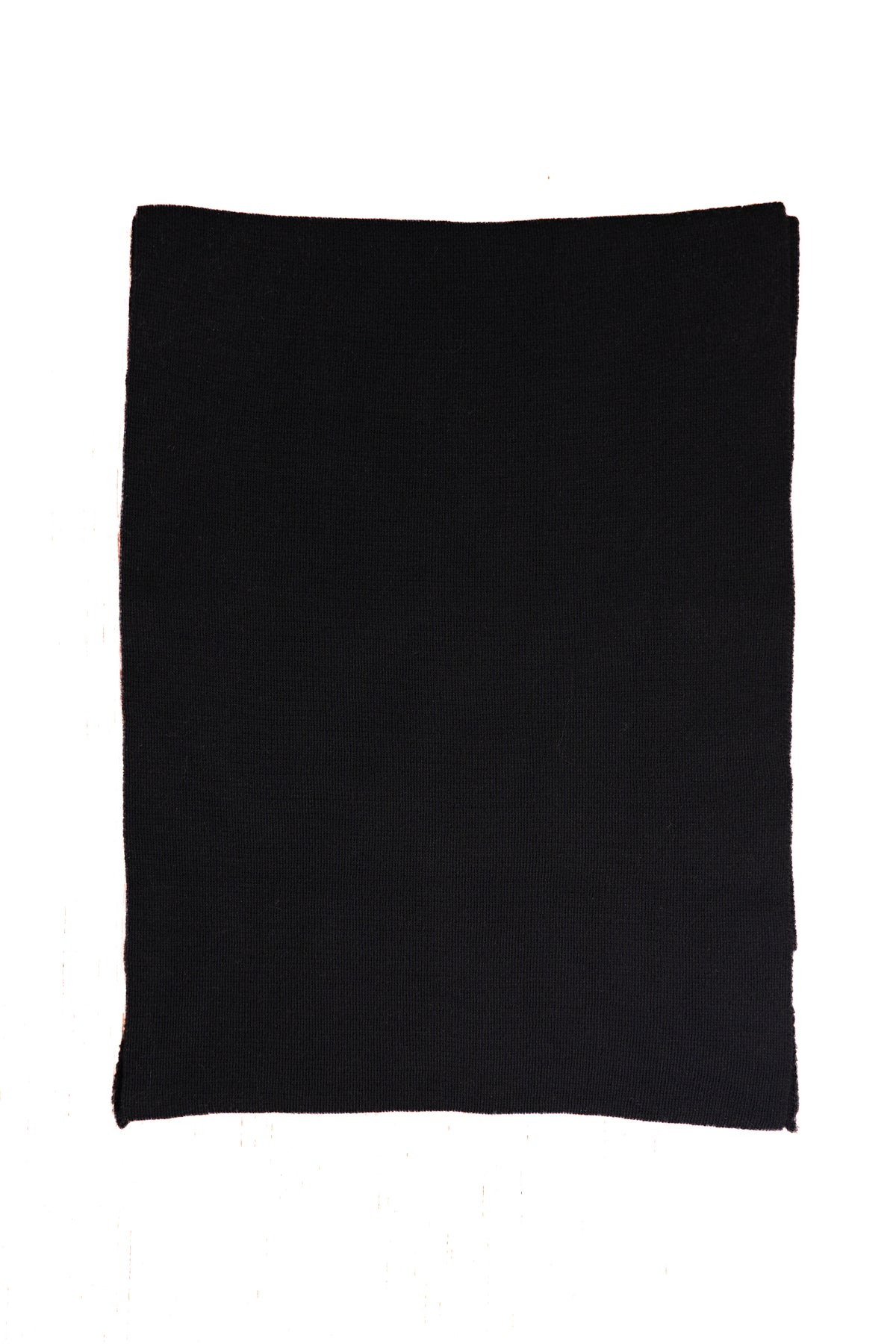 NEW Black Merino Wool and Recycled Poly PET Scarf