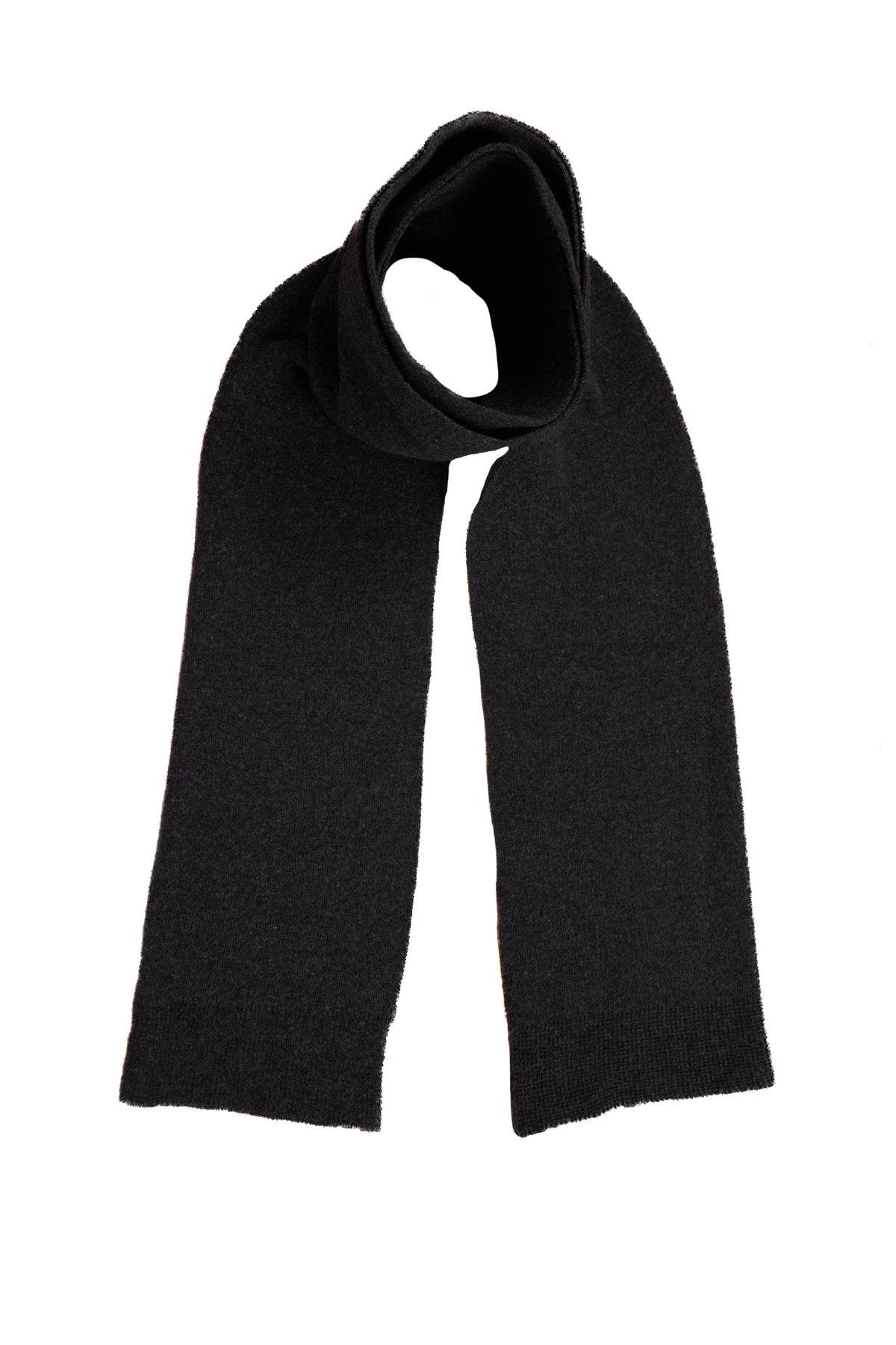 NEW Charcoal Merino Wool and Recycled PET Everyday Scarf