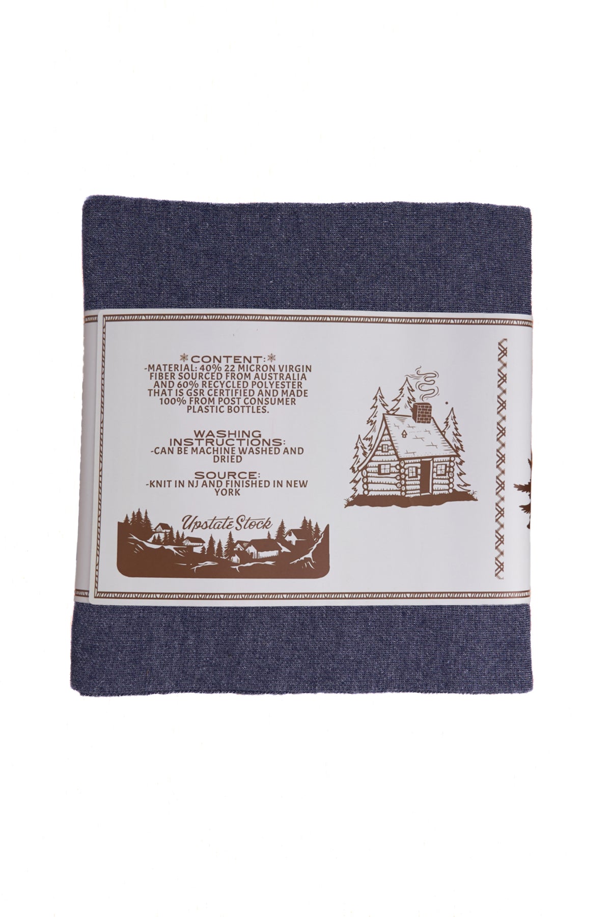 NEW Blue Jeans Merino Wool and Recycled PET Everyday Scarf