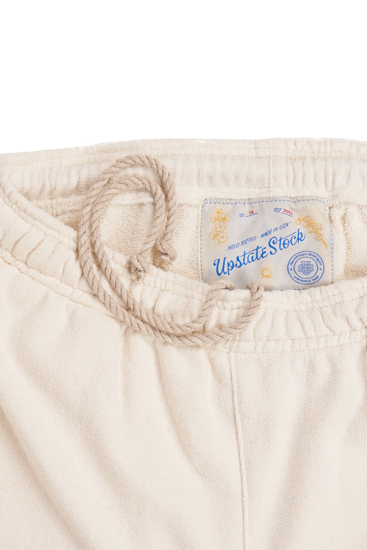 The Standard Short Upcycled Cotton Terry  - Ecru