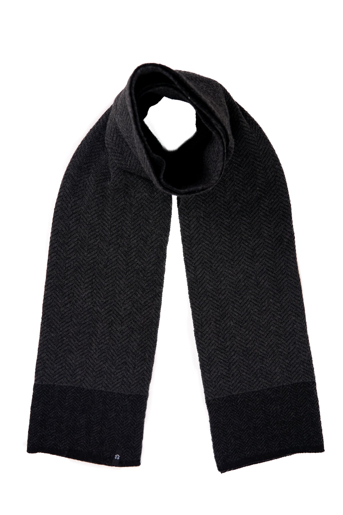 NEW Black Merino Wool and Recycled PET - Terminal 4 Scarf