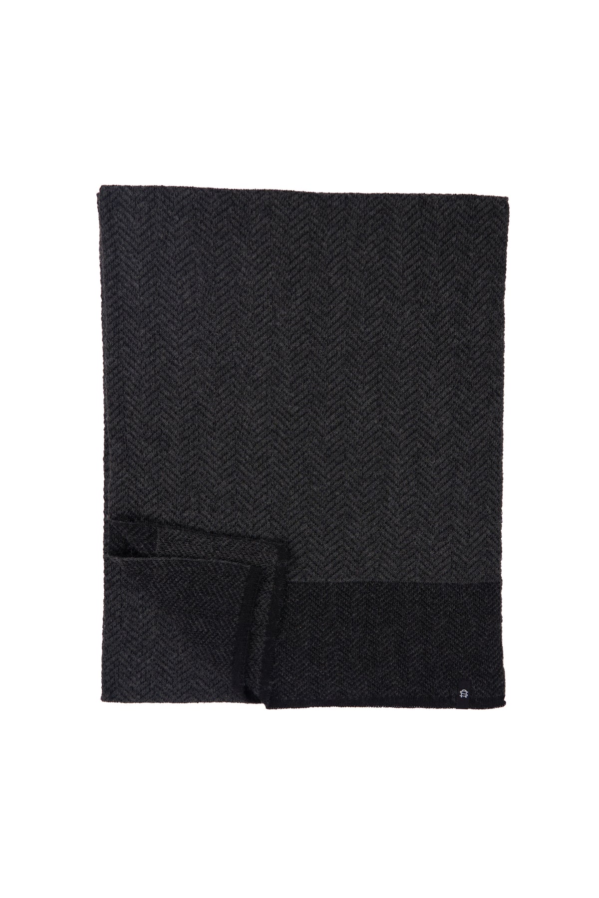 NEW Black Merino Wool and Recycled PET - Terminal 4 Scarf