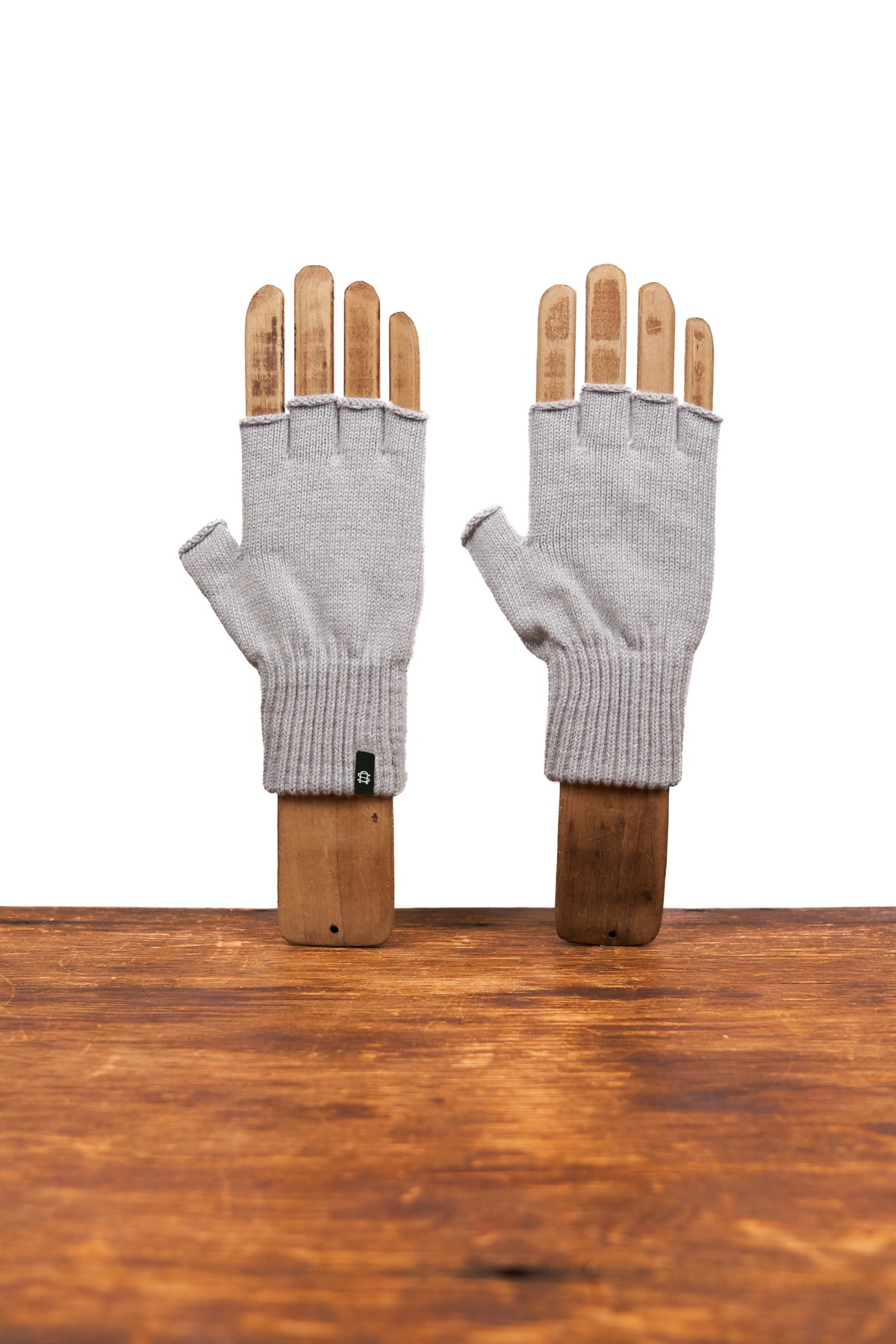 NEW Fog Merino Wool and Recycled PET Fingerless Gloves