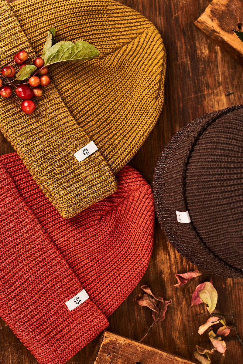 Coffee Upcycled Cotton Watchcap