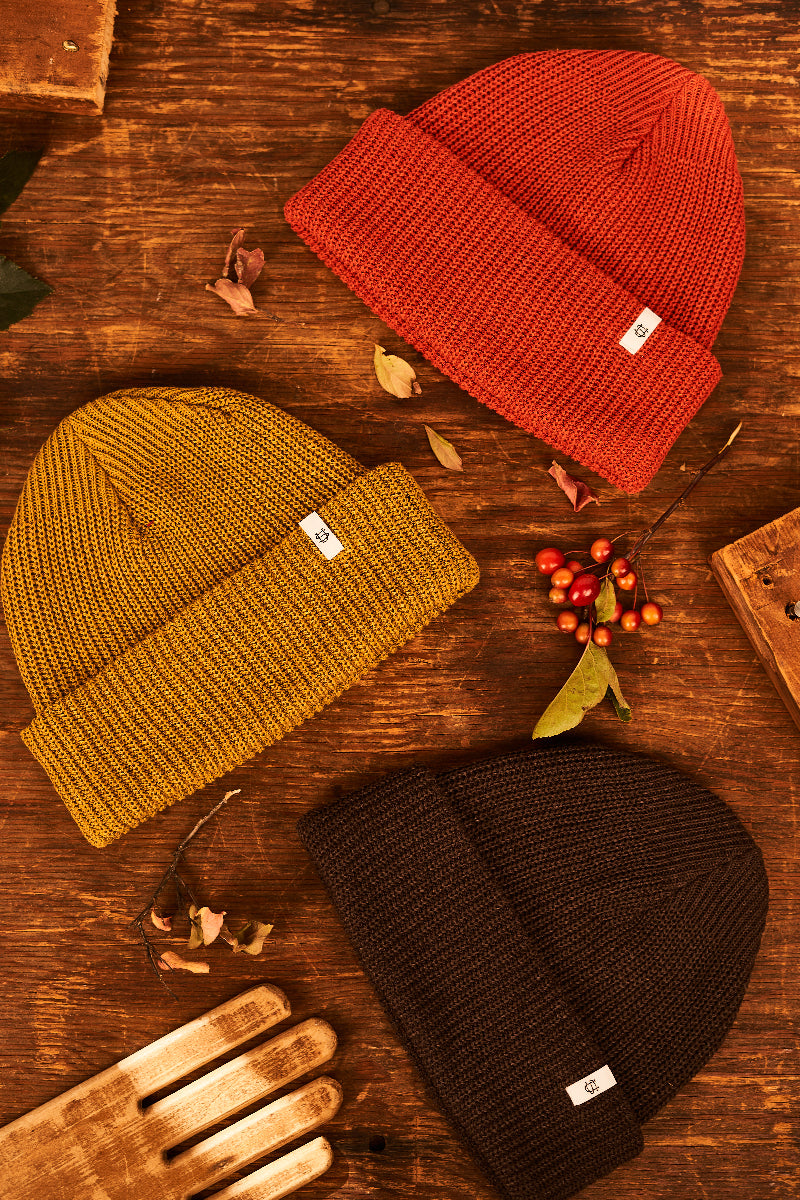 Coffee Upcycled Cotton Watchcap