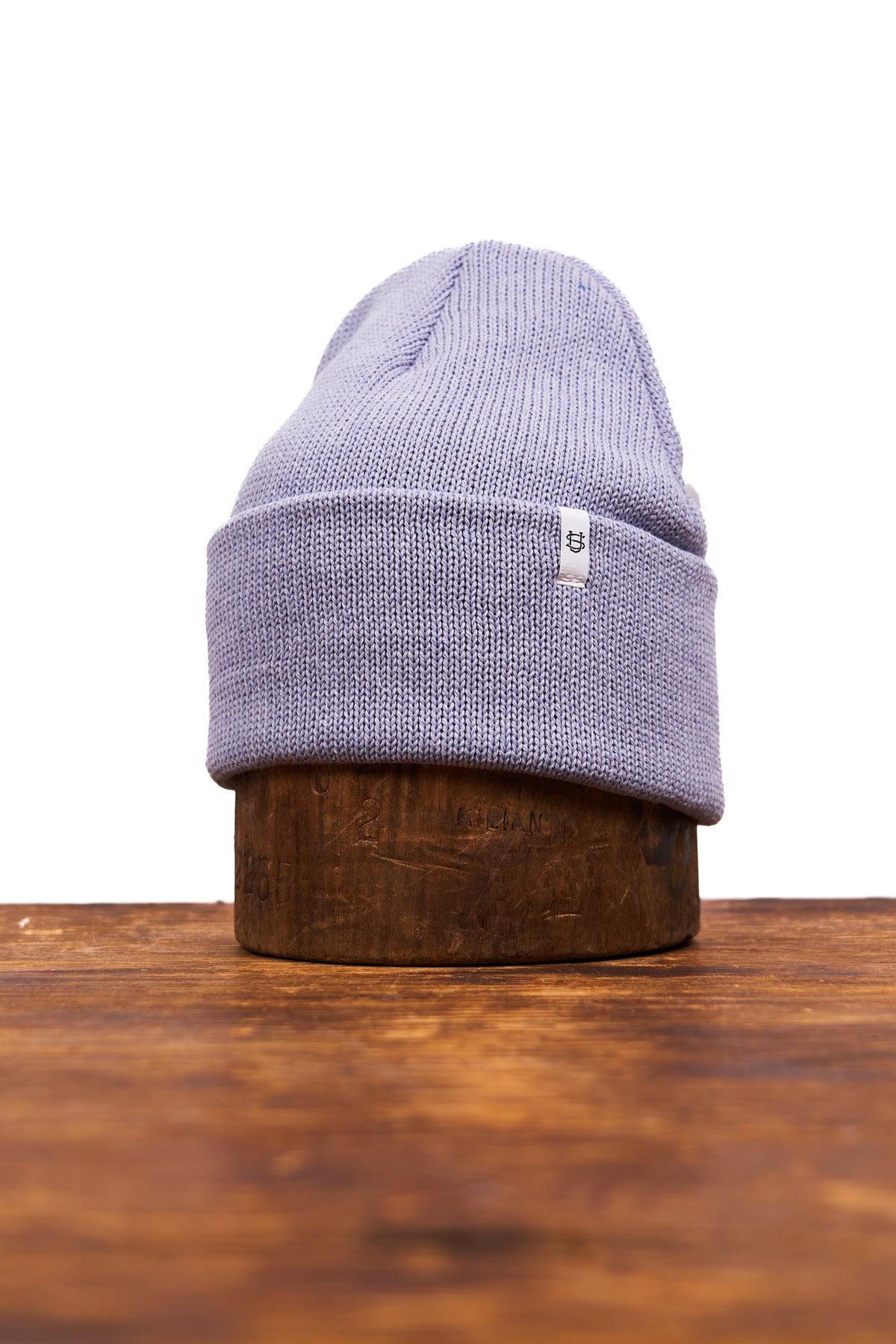 Munstead Lavender Easy Fit Upcycled Cotton Beanie - S/M and L/XL