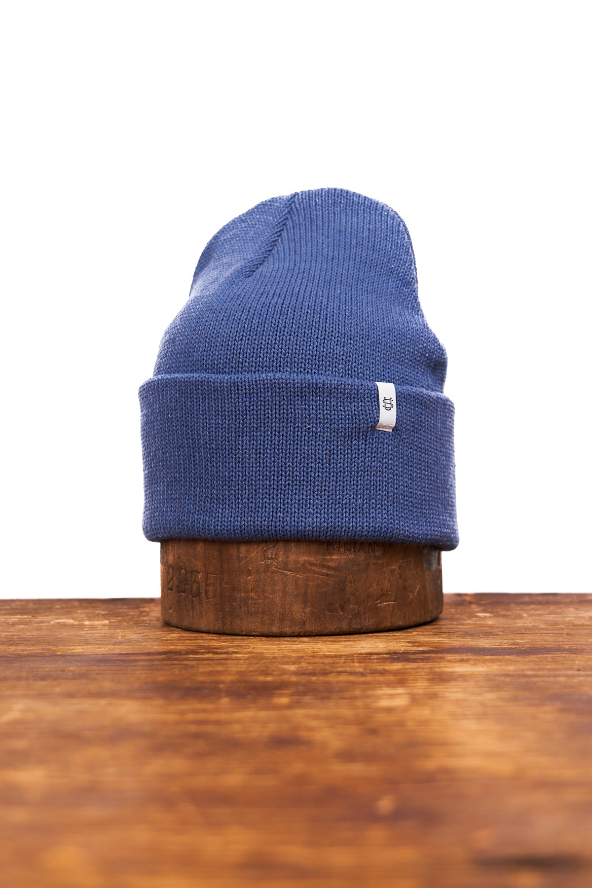 Excelsior Blue Easy Fit Upcycled Cotton Beanie - S/M and L/XL