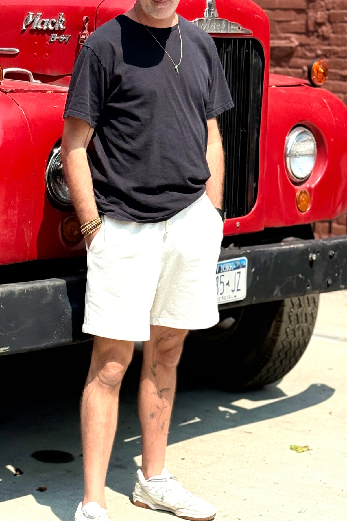 The Standard Short Upcycled Cotton Terry  - Confetti