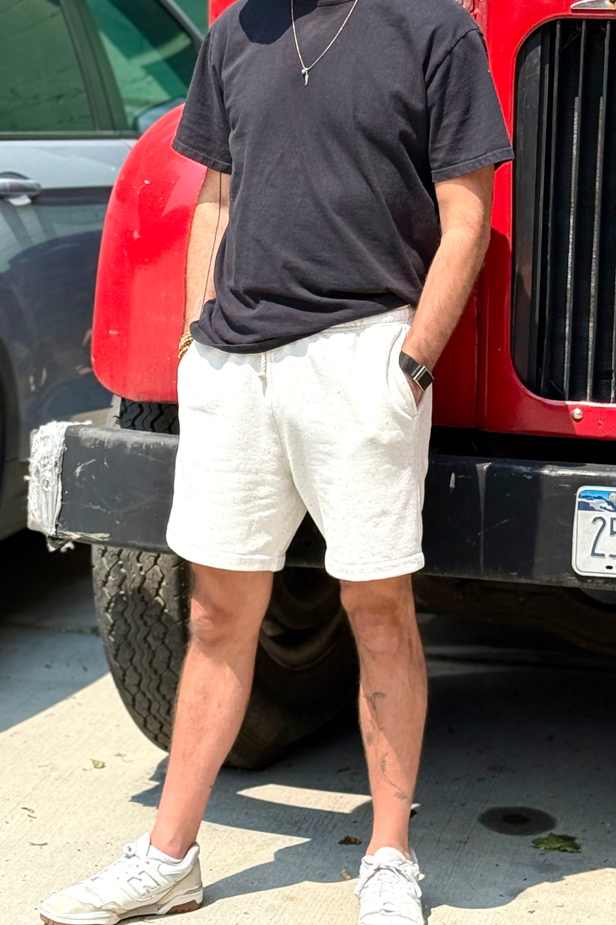 The Standard Short Upcycled Cotton Terry  - Confetti