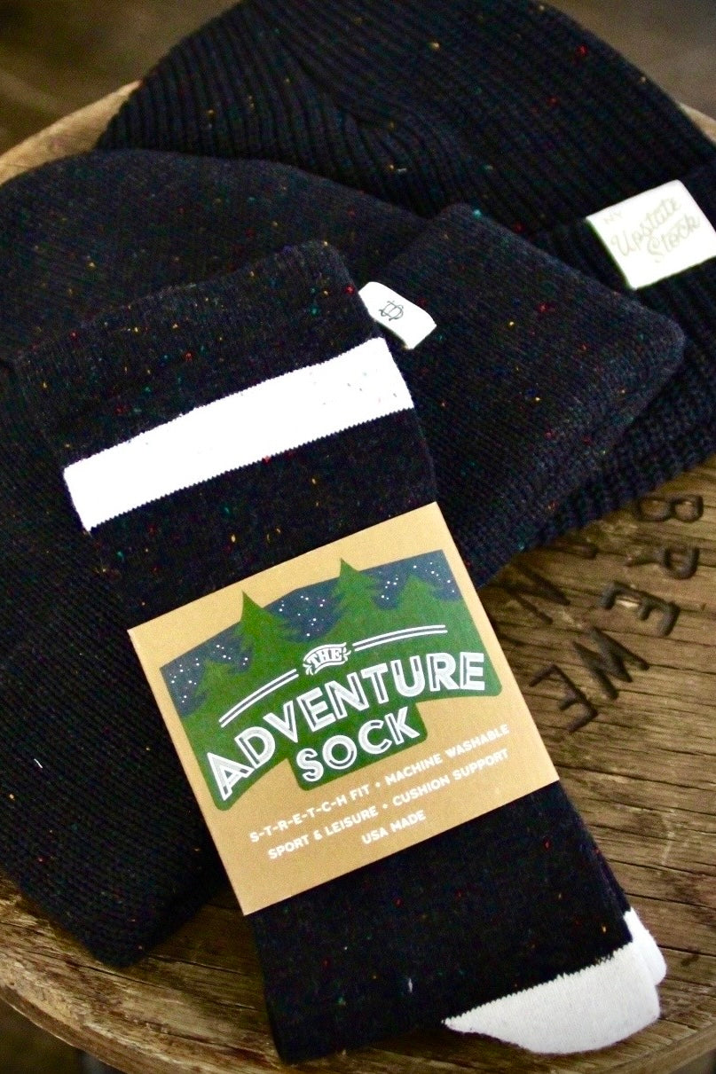 Confetti, Blackout, Grey Fleck HAT + SOCK Combo Pack