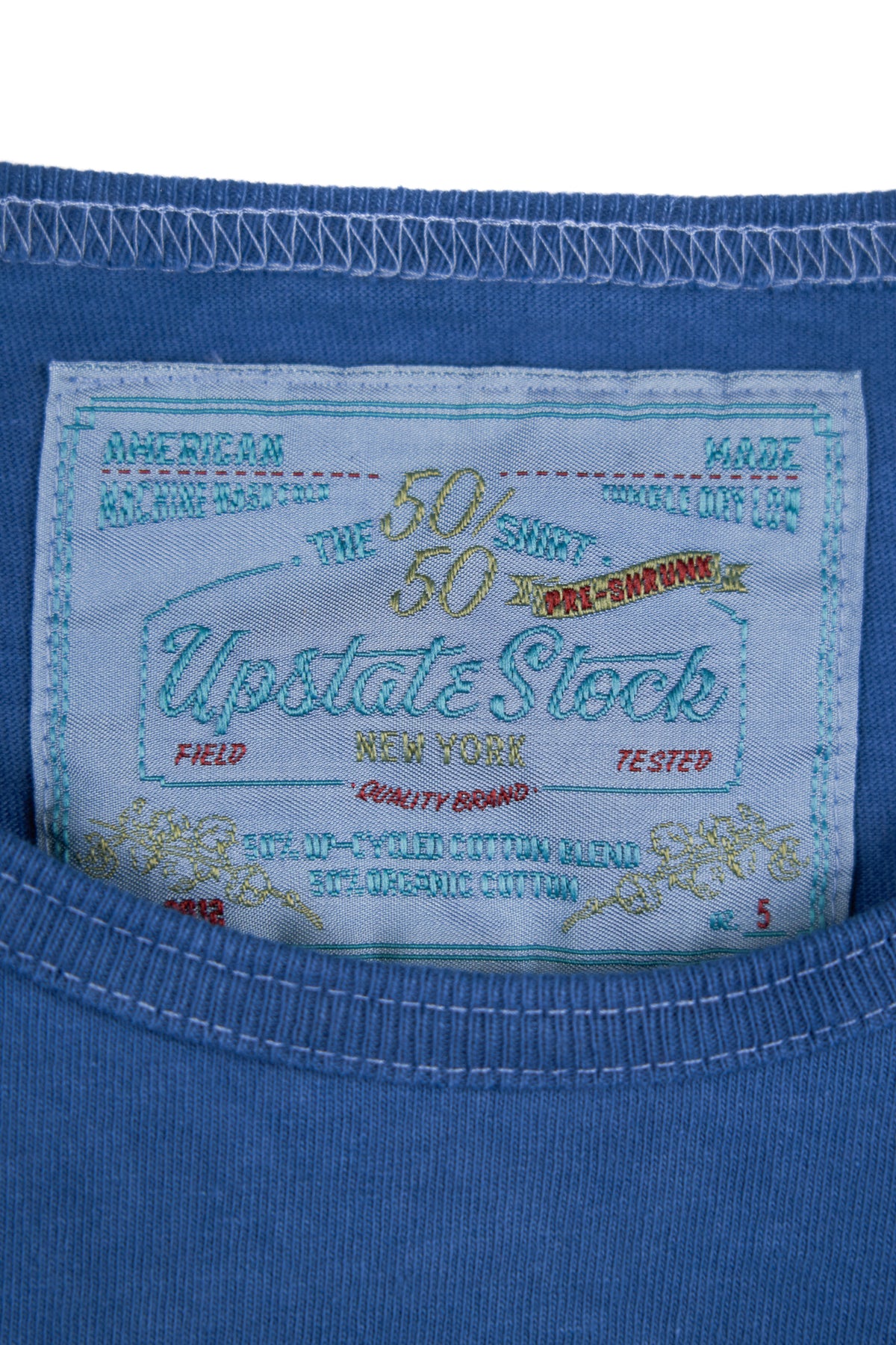 The 50/50 Shirt - CLASSIC TEE - Yamato Japanese Indigo Dyed