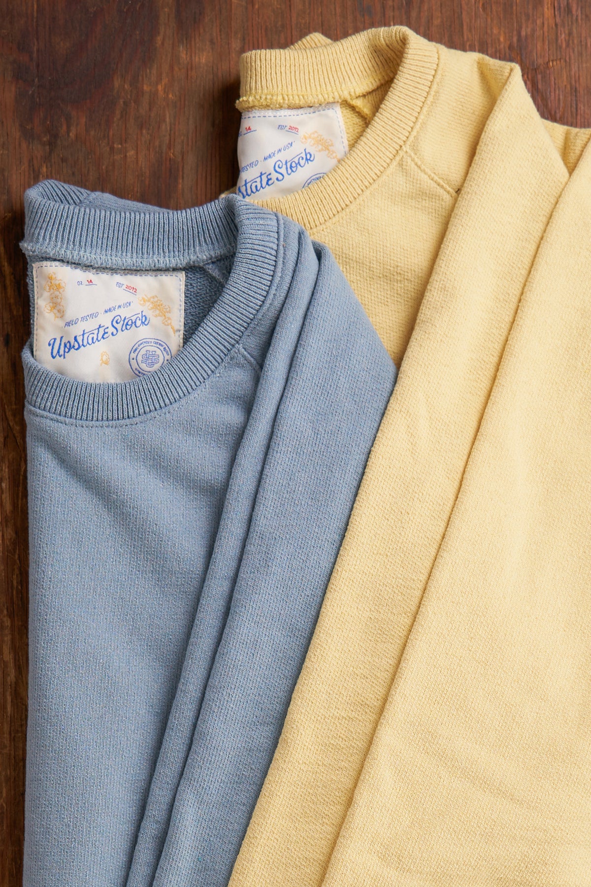 Amagansett Beach Upcycled Terry Cotton Sweater - Yellow Thistle