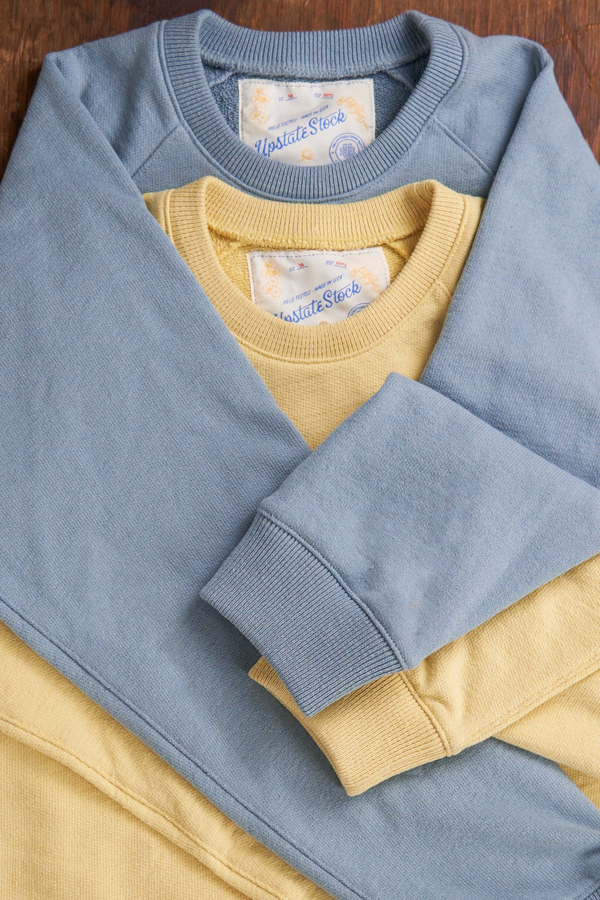 Amagansett Beach Upcycled Terry Cotton Sweater - Sky Blue Aster