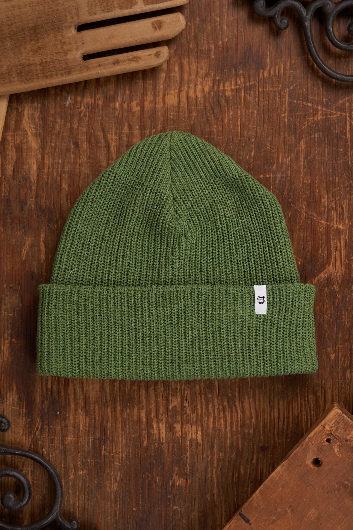 NEW Ulota Moss Green Upcycled Cotton Watchcap