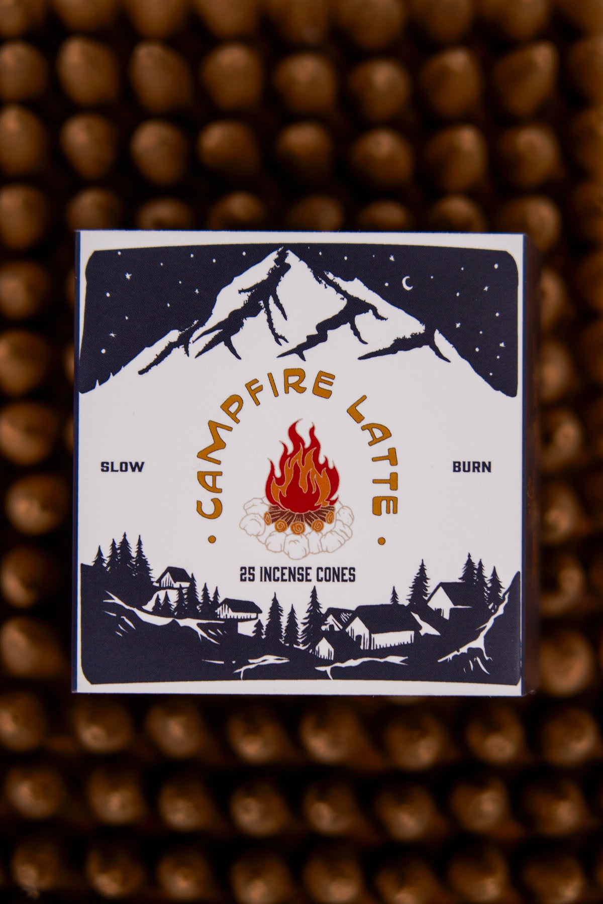 Campfire Latte - 25 Piece Incense Cone Box
