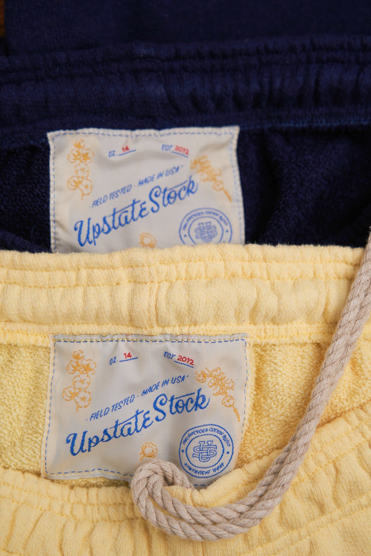 The Standard Short Upcycled Cotton Terry  - Yellow Thistle