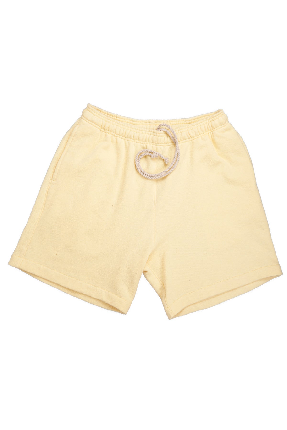 The Standard Short Upcycled Cotton Terry  - Yellow Thistle