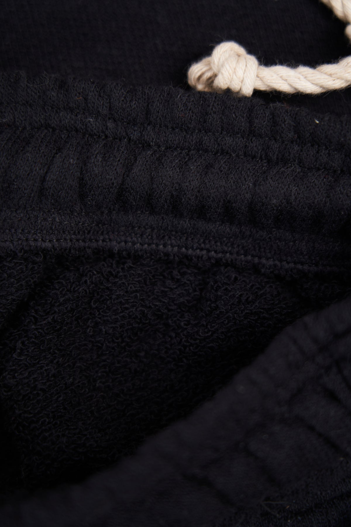 The Standard Short Upcycled Cotton Terry  - Black