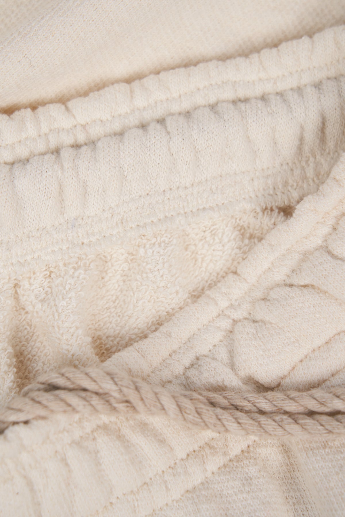 The Standard Short Upcycled Cotton Terry  - Ecru