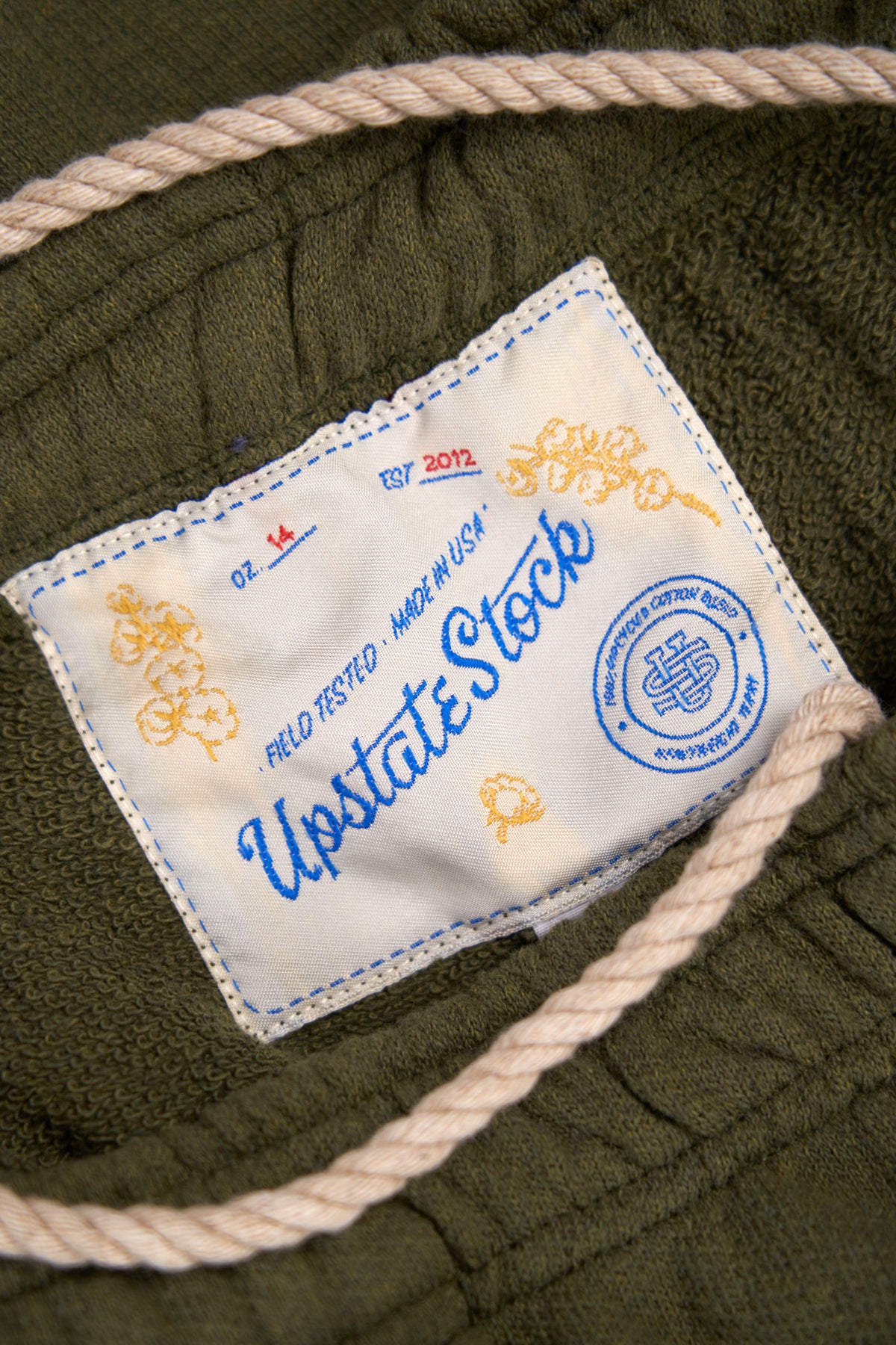 The Standard Short Upcycled Cotton Terry  - Thicket Green