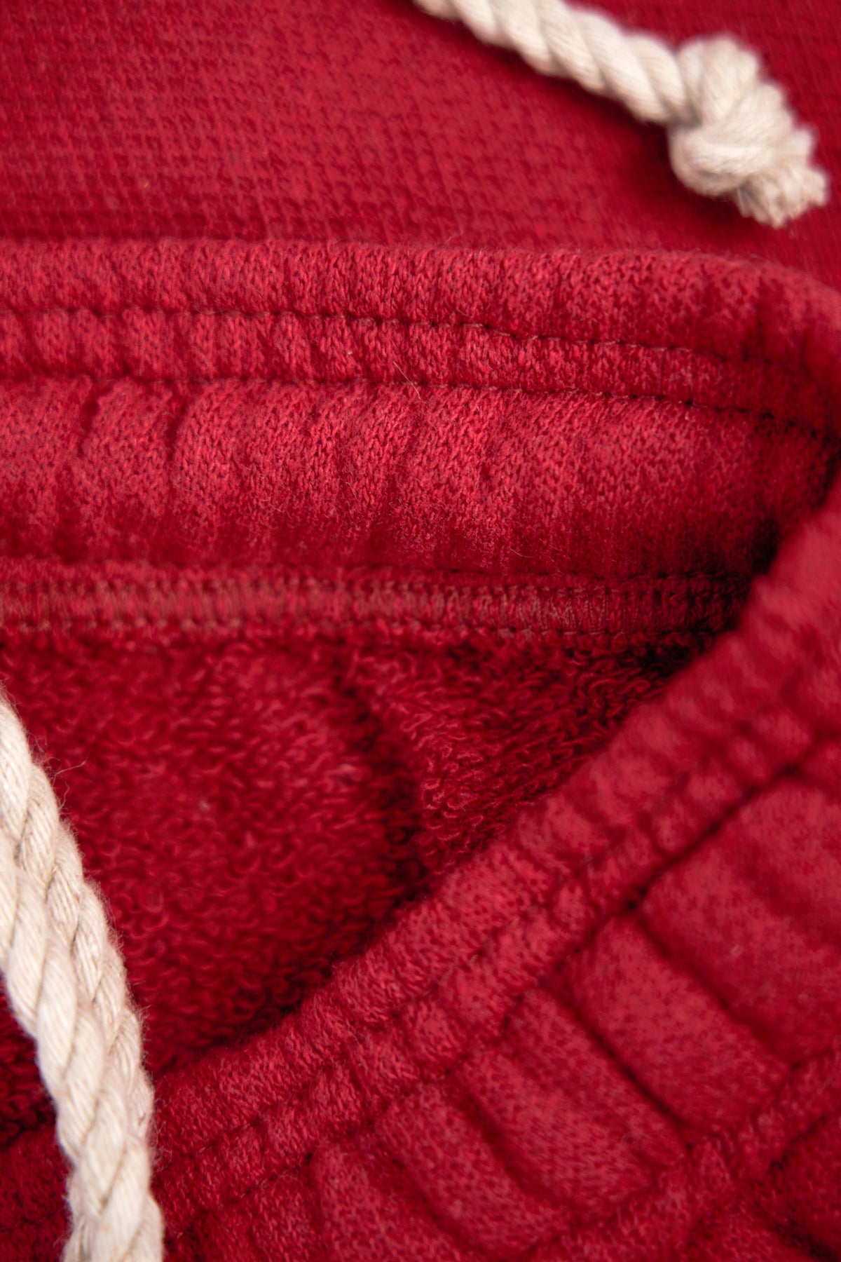 The Standard Short Upcycled Cotton Terry  - POMEGRANATE