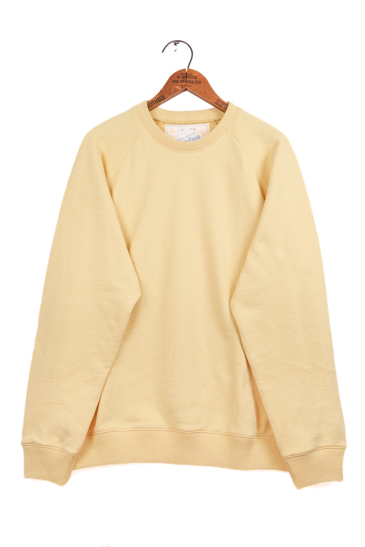Amagansett Beach Upcycled Terry Cotton Sweater - Yellow Thistle