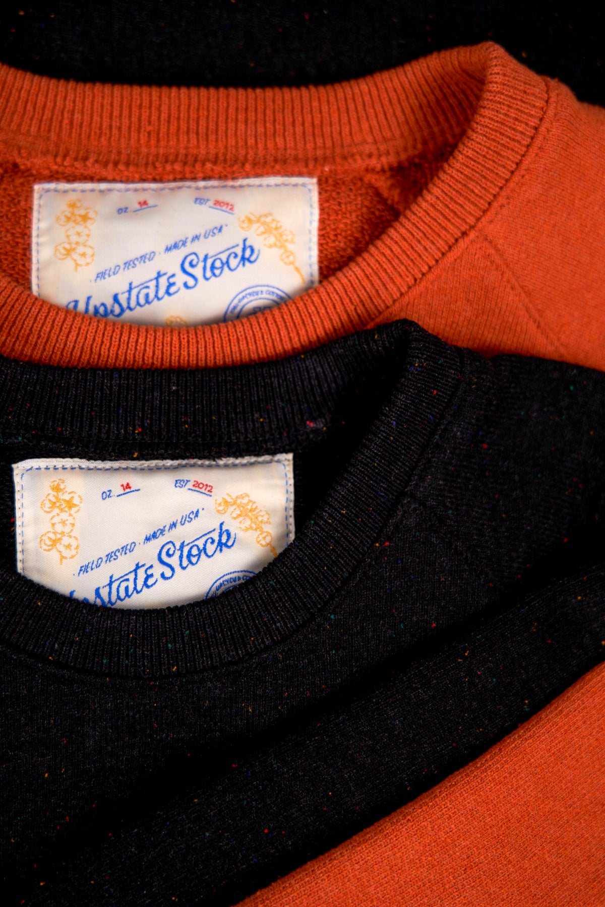 Amagansett Beach Upcycled Terry Super Fine Cotton Sweater - Blackout