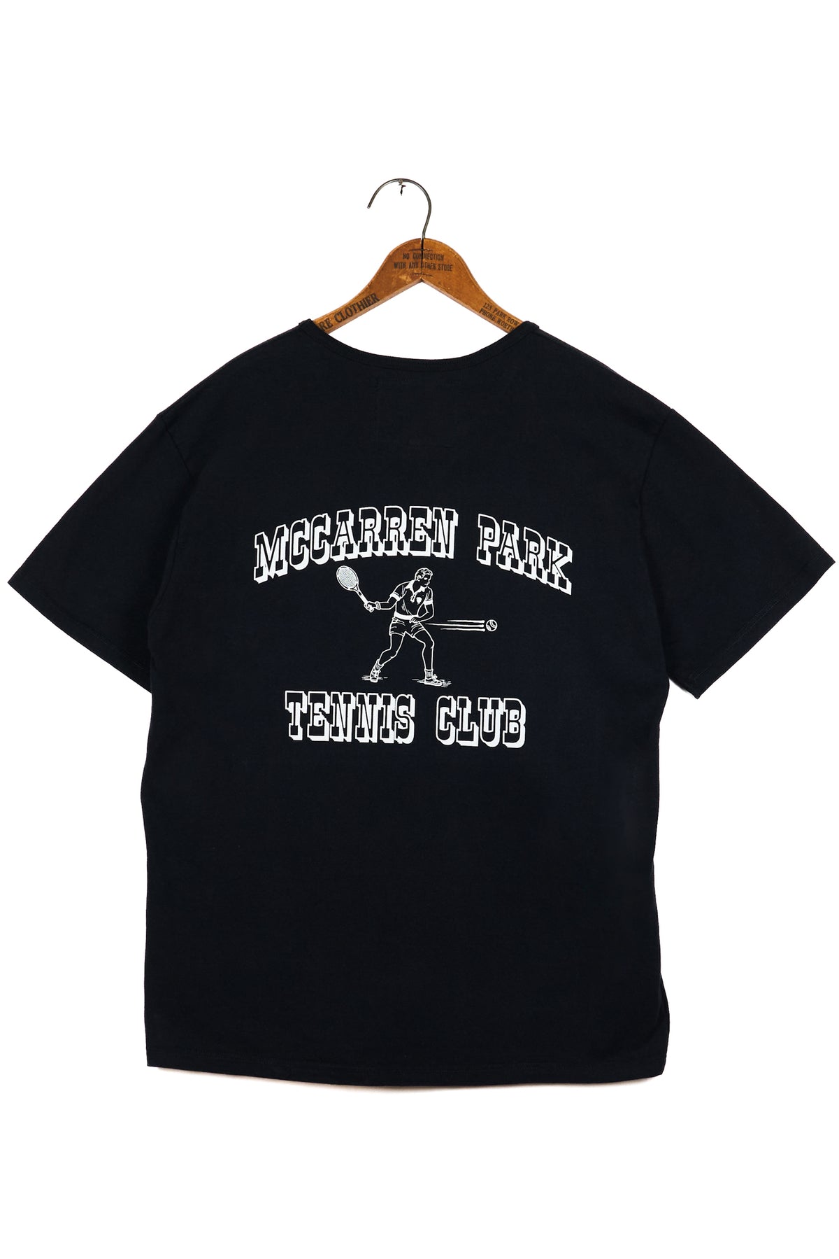 The 50/50 Shirt - POCKET TEE - Black - The McCarren Park Tennis Club