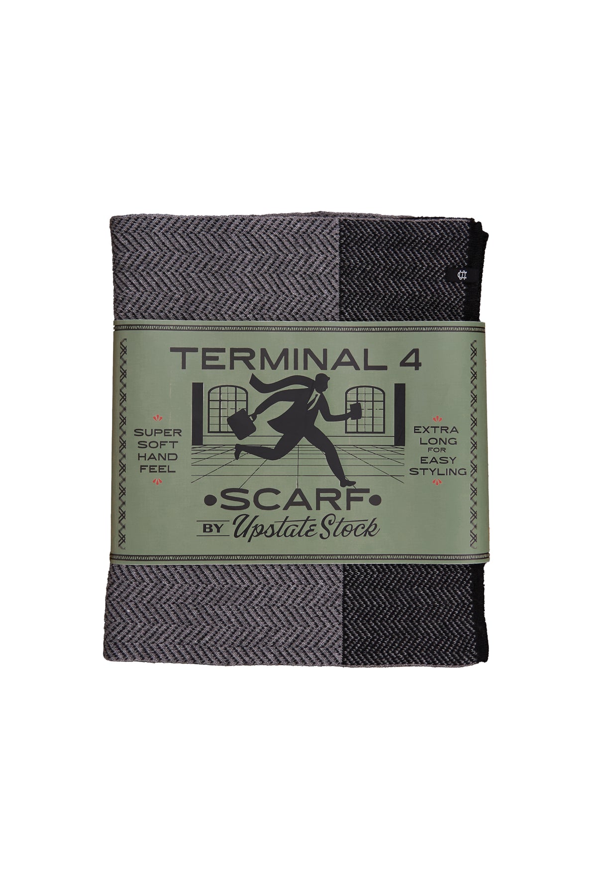 NEW Charcoal Merino Wool and Recycled PET - Terminal 4 Scarf