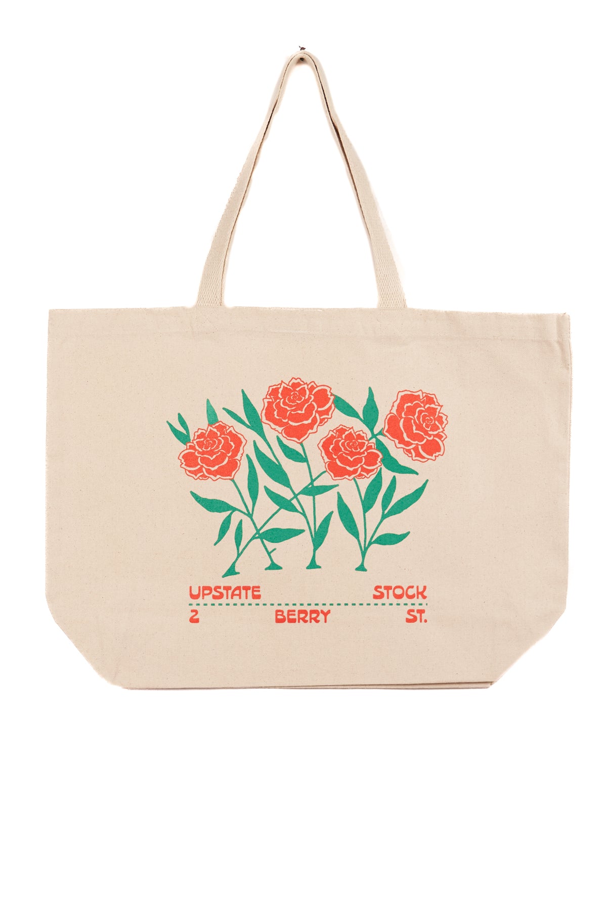 Large Tote Bag - WILLIAMSBURG FLOWERS