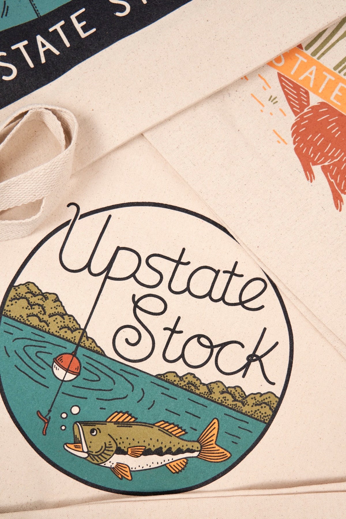 Large Tote Bag - I'd Rather be Fishin'