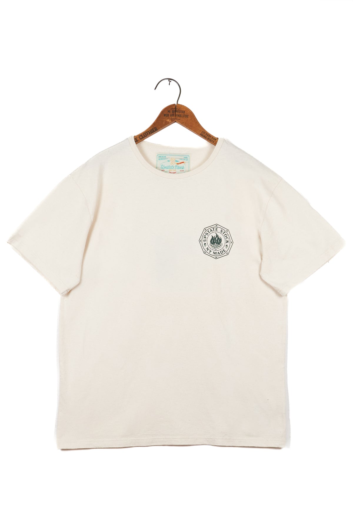 The 50/50 Shirt - CLASSIC TEE - Natural - The Acorn Logo