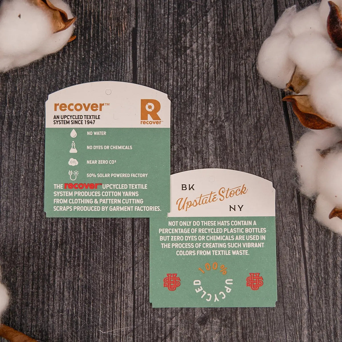 Munstead Lavender Easy Fit Upcycled Cotton Beanie - S/M and L/XL