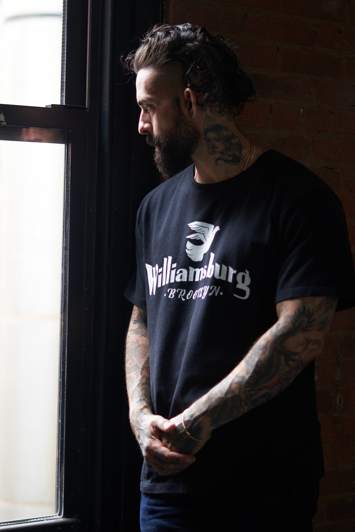 The 50/50 Shirt - CLASSIC TEE - Williamsburg Dove
