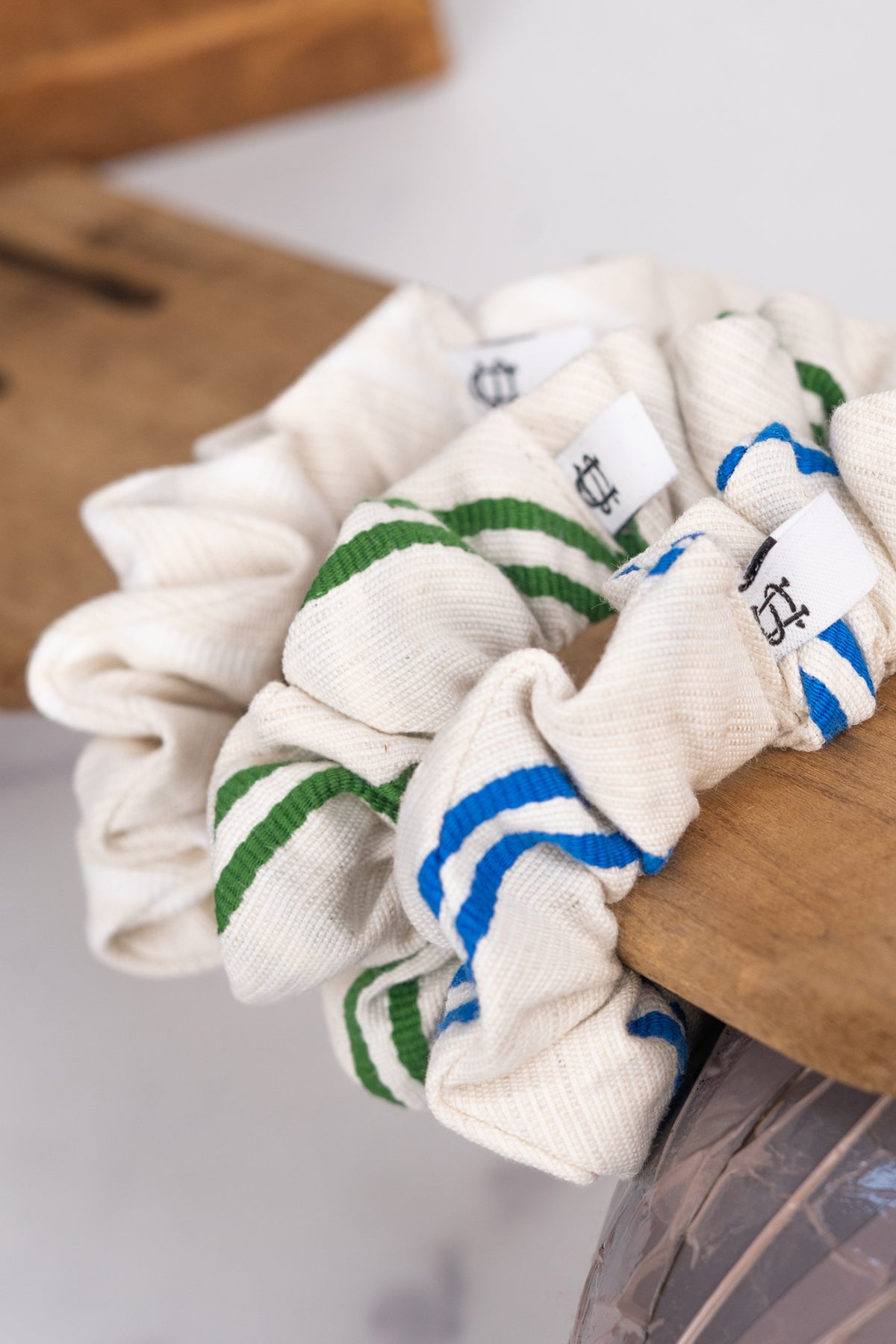 Japanese Cotton Linen Scrunchies - Made in NY
