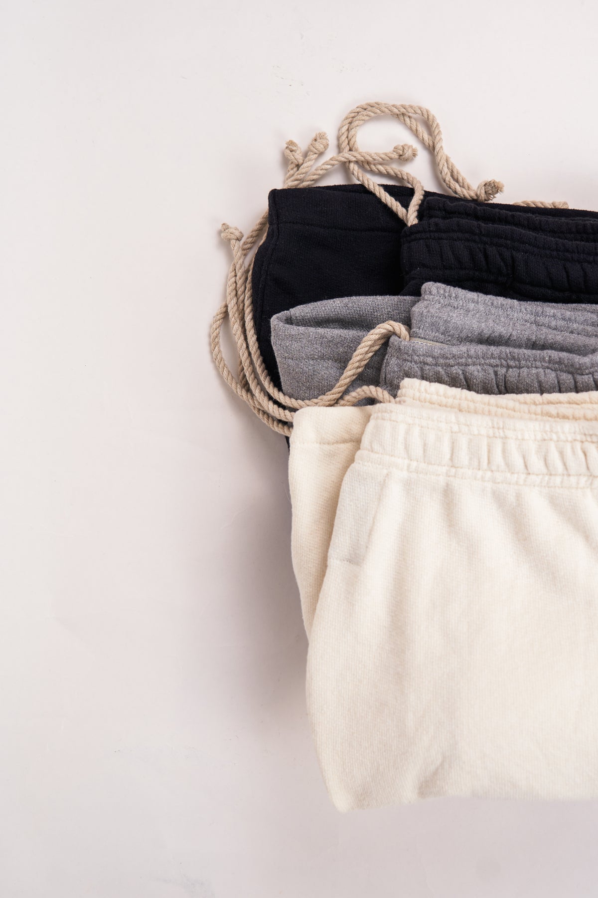 The Standard Short Upcycled Cotton Terry  - Ecru