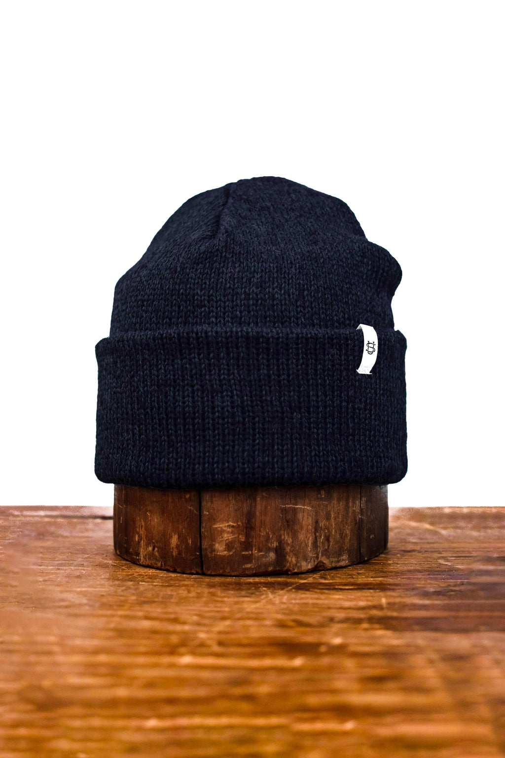 Ocean Ragg Wool BTV Beanie - Black Heather