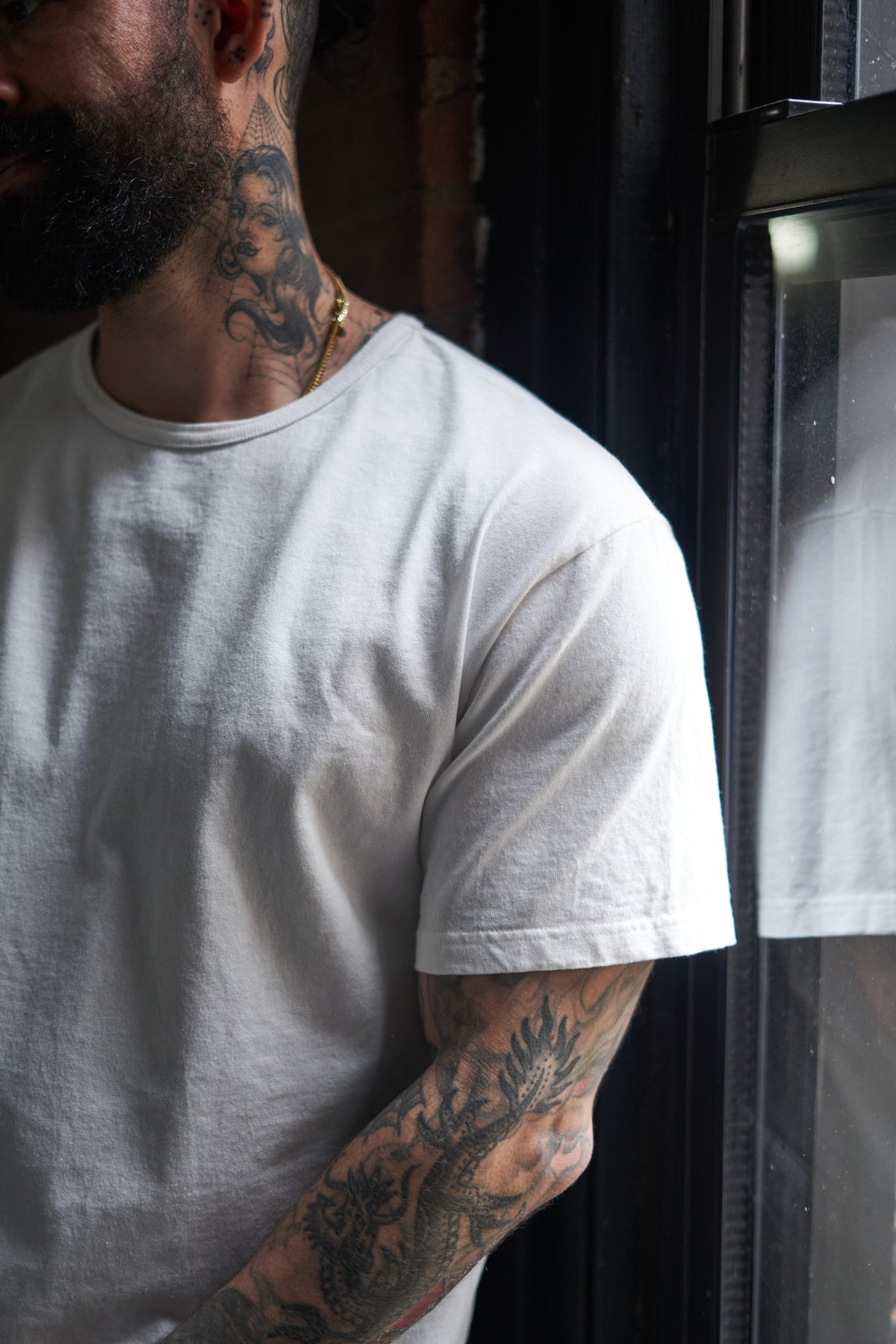 The 50/50 Shirt - CLASSIC TEE - Bleached White