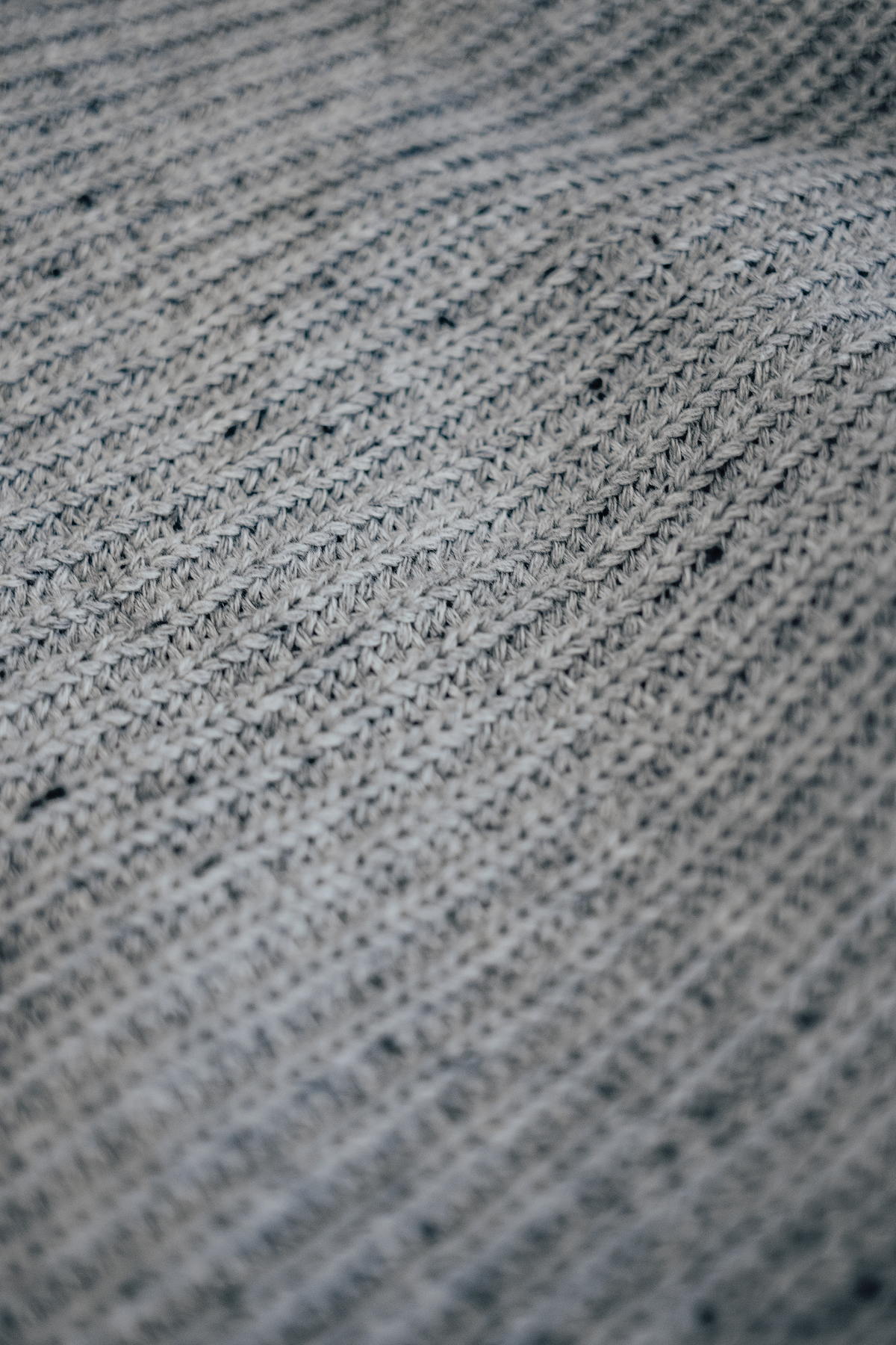 Grey Fleck Fine Gauge Upcycled Cotton Watchcap